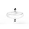 Castello Usa Rosaria Porcelain Wall Mounted Sink - Gloss White CB-RC-WM-P-WHT-G - alternate 3
